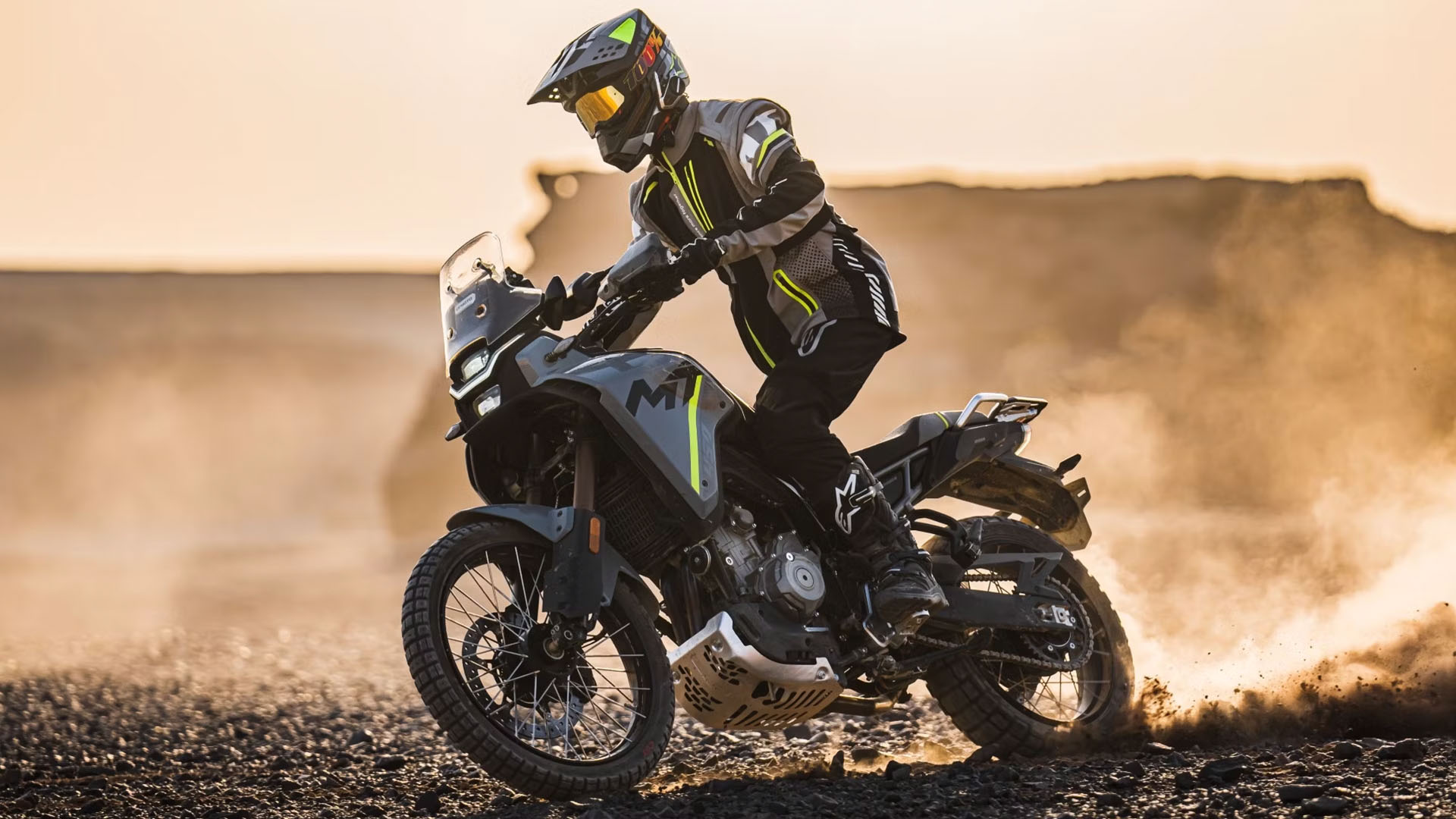 The CFMOTO 450MT Adventure Motorcycle